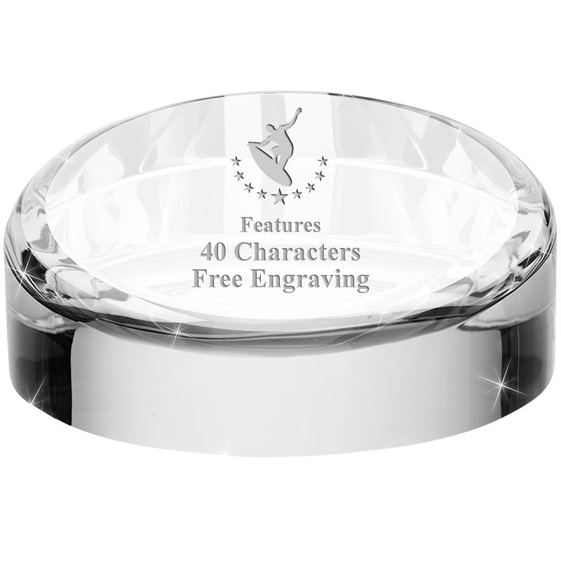 HALO CRYSTAL PAPERWEIGHT