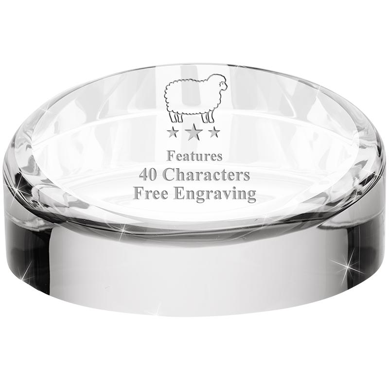 HALO CRYSTAL PAPERWEIGHT