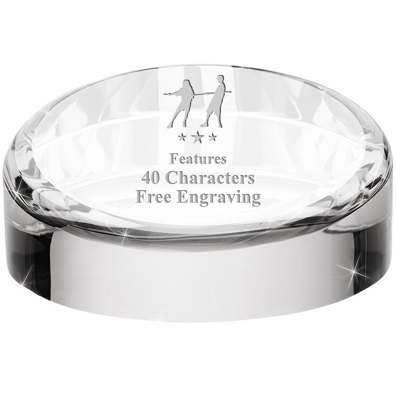 HALO CRYSTAL PAPERWEIGHT