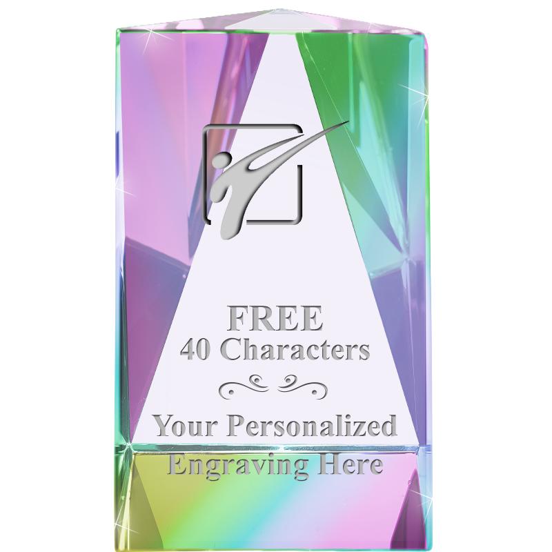 2.75"CRYSTAL RNBOW PRISM PPRWT