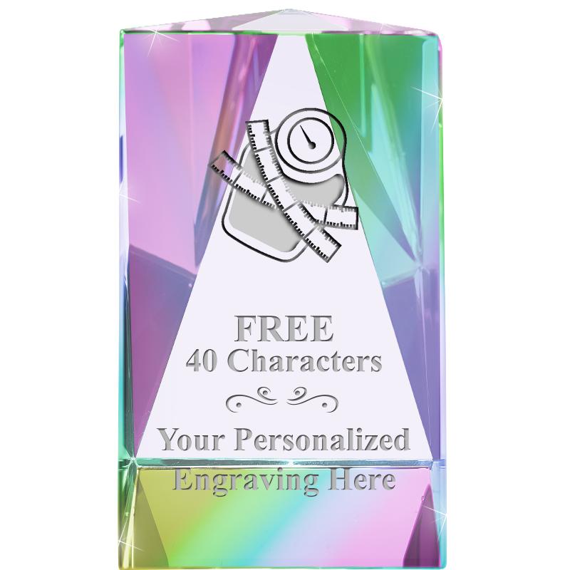 2.75"CRYSTAL RNBOW PRISM PPRWT