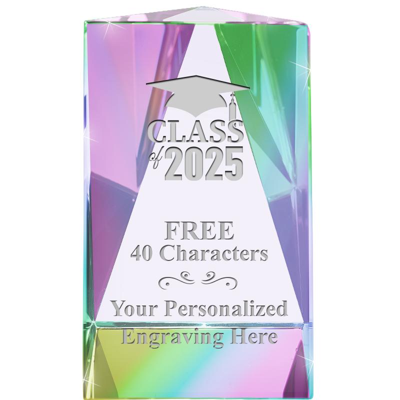 2.75"CRYSTAL RNBOW PRISM PPRWT