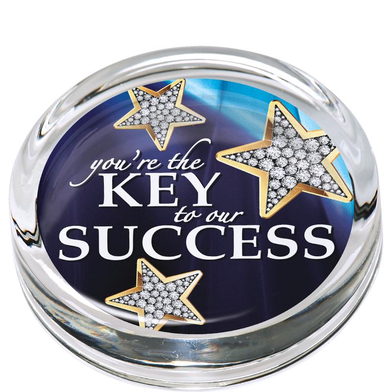 ROTUNDA CRYSTAL PAPERWEIGHT