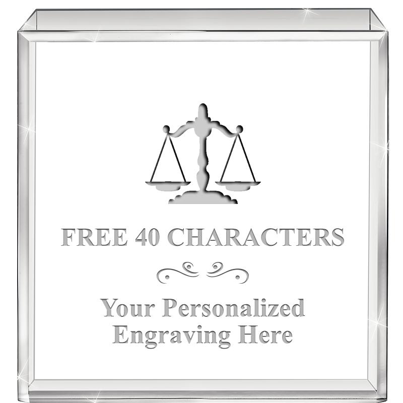 3.5" STANDING SQUARE PAPERWGHT