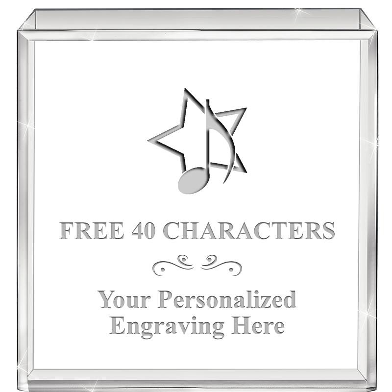 3.5" STANDING SQUARE PAPERWGHT