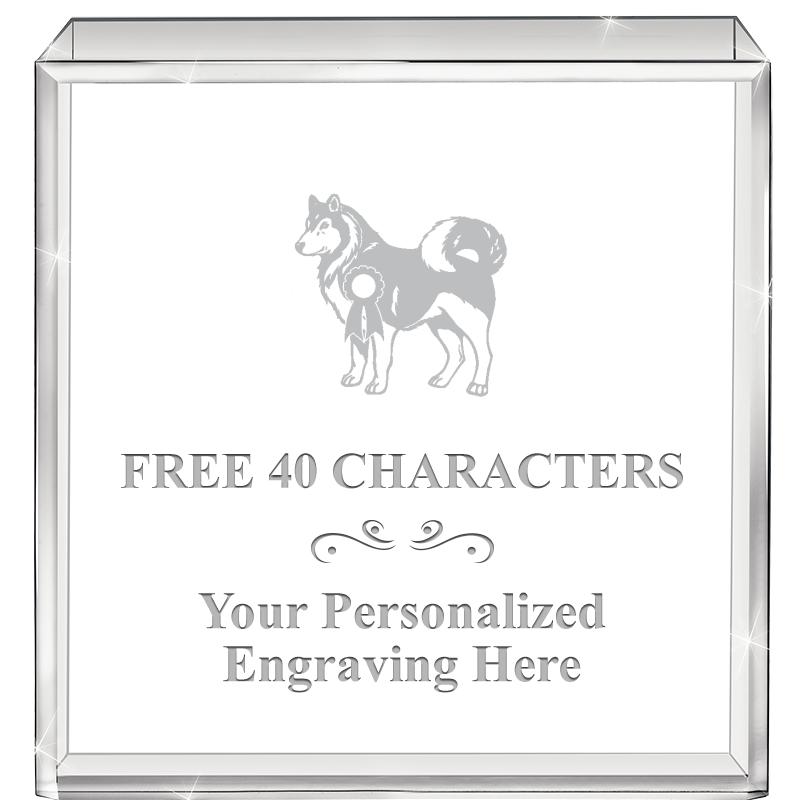 3.5" STANDING SQUARE PAPERWGHT