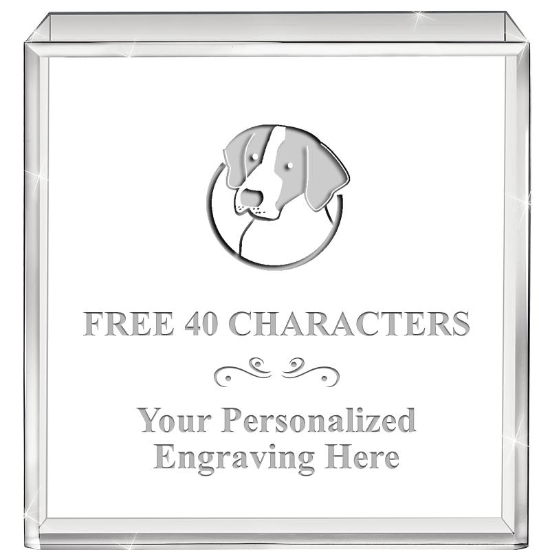 3.5" STANDING SQUARE PAPERWGHT