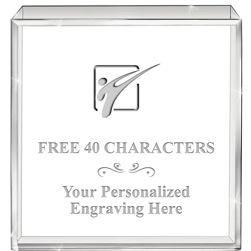 3.5" STANDING SQUARE PAPERWGHT