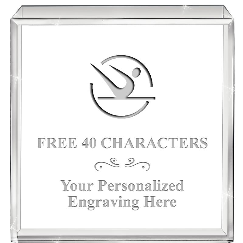 3.5" STANDING SQUARE PAPERWGHT