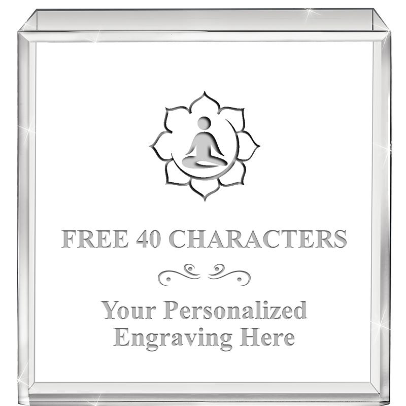 3.5" STANDING SQUARE PAPERWGHT