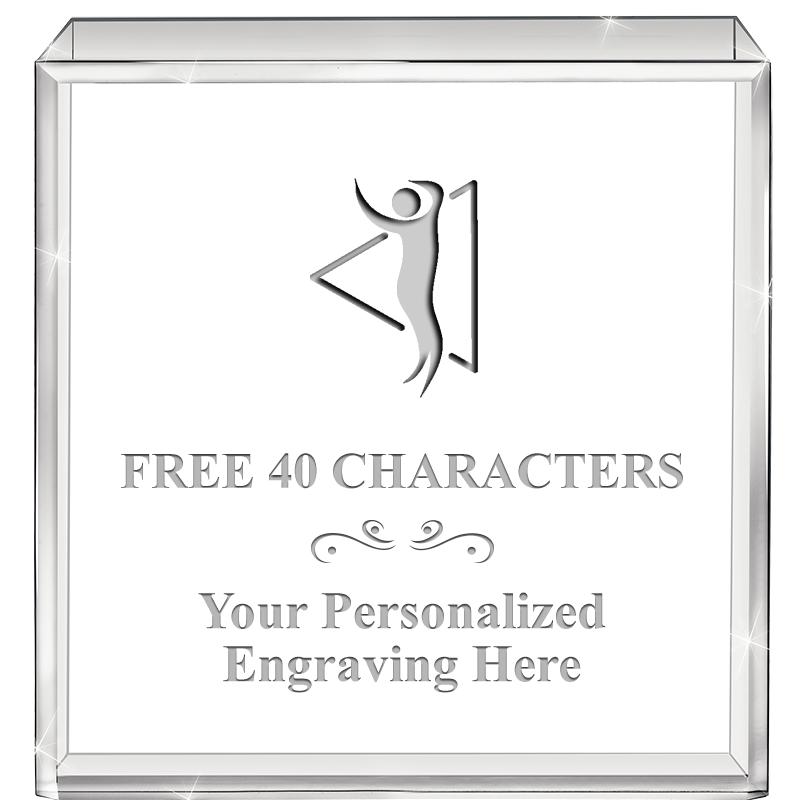 3.5" STANDING SQUARE PAPERWGHT