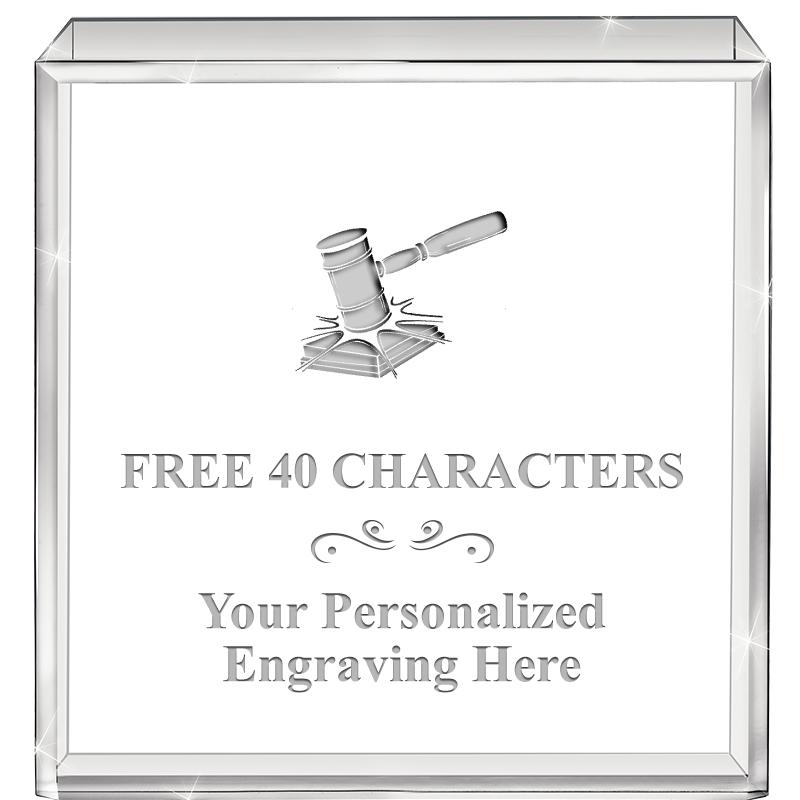 3.5" STANDING SQUARE PAPERWGHT