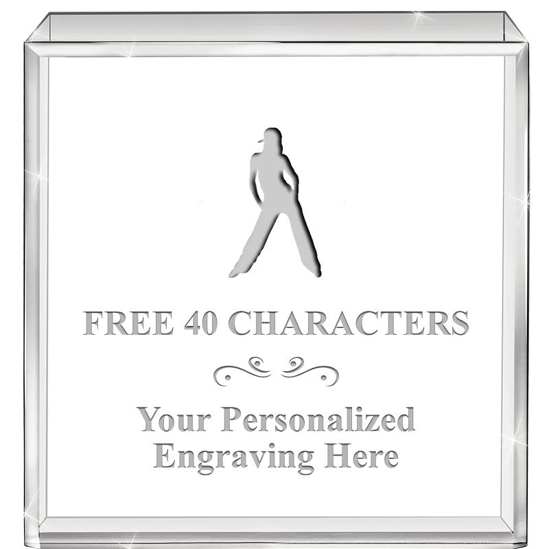 3.5" STANDING SQUARE PAPERWGHT