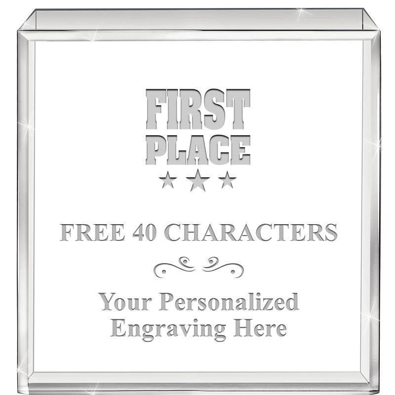 3.5" STANDING SQUARE PAPERWGHT