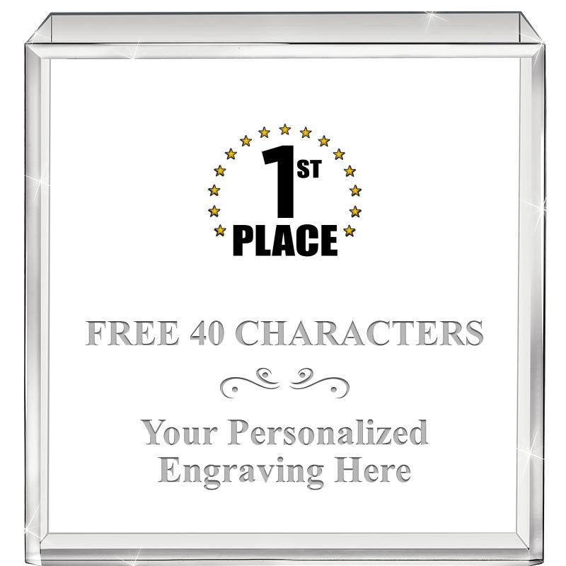 3.5" STANDING SQUARE PAPERWGHT