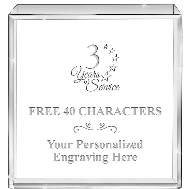 3.5" STANDING SQUARE PAPERWGHT