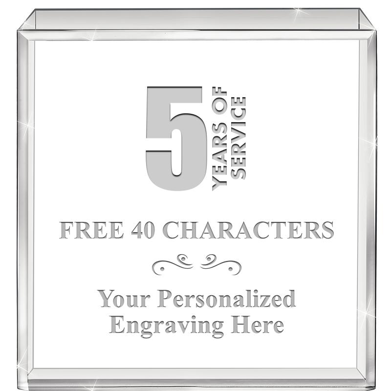 3.5" STANDING SQUARE PAPERWGHT