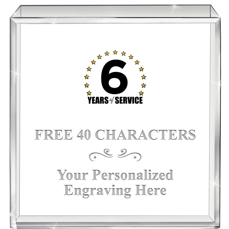 3.5" STANDING SQUARE PAPERWGHT