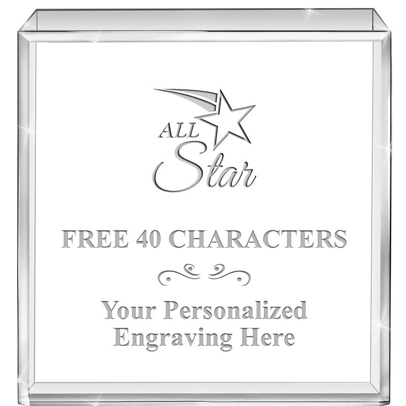 3.5" STANDING SQUARE PAPERWGHT