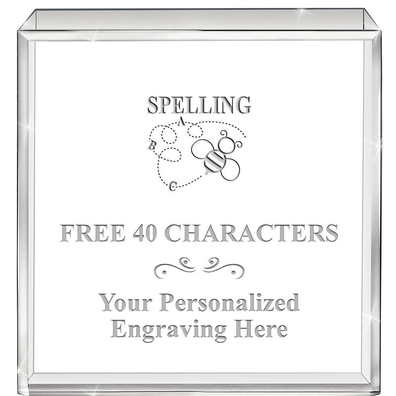 3.5" STANDING SQUARE PAPERWGHT