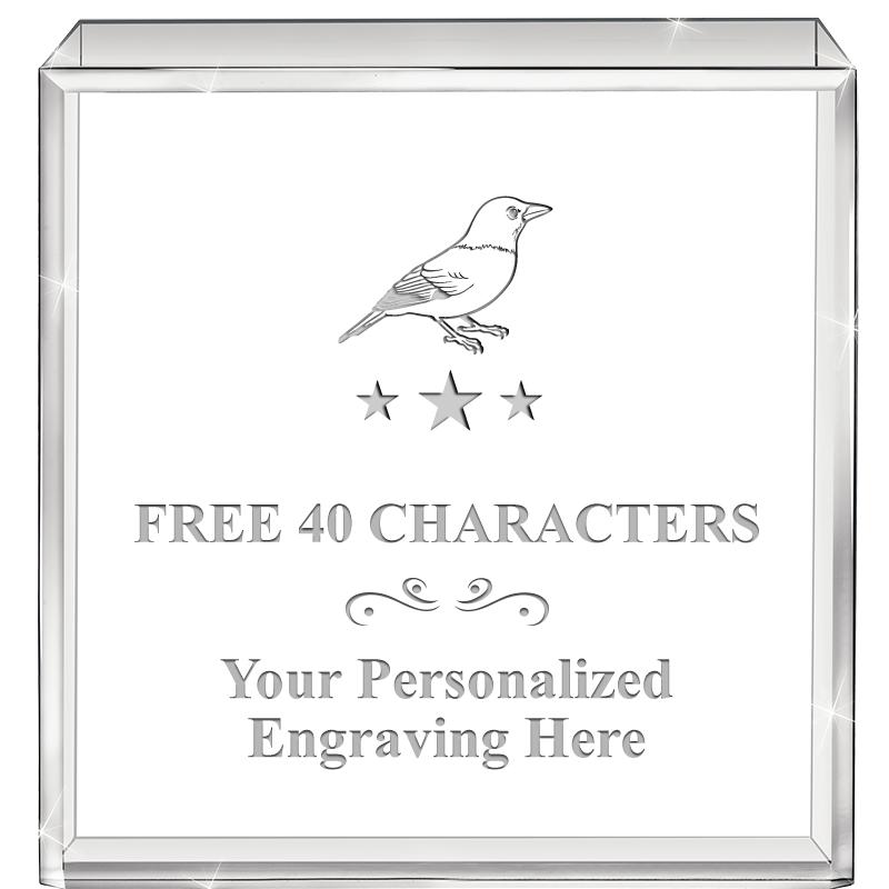 3.5" STANDING SQUARE PAPERWGHT