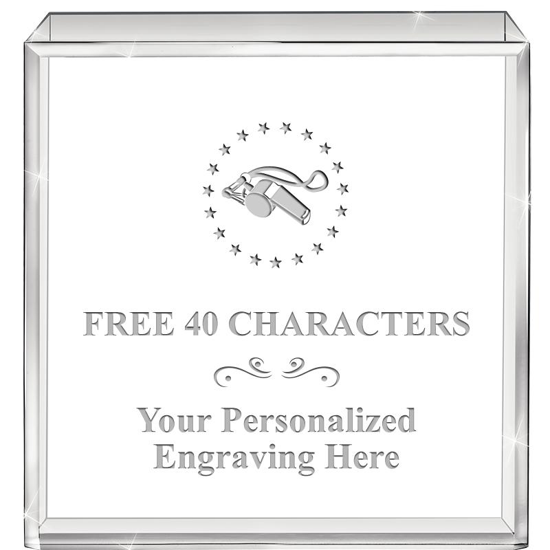 3.5" STANDING SQUARE PAPERWGHT