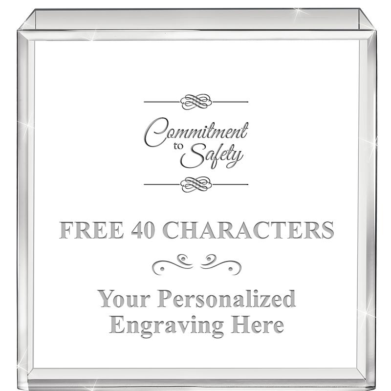 3.5" STANDING SQUARE PAPERWGHT