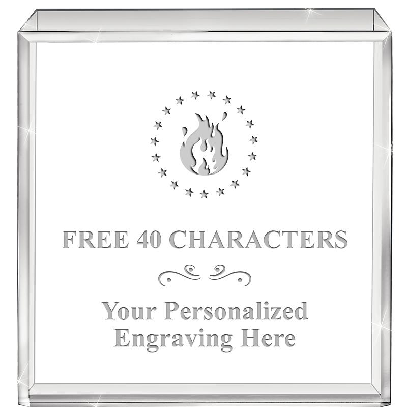 3.5" STANDING SQUARE PAPERWGHT