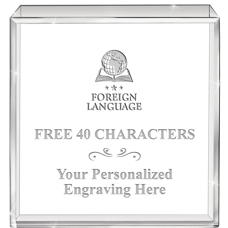 3.5" STANDING SQUARE PAPERWGHT