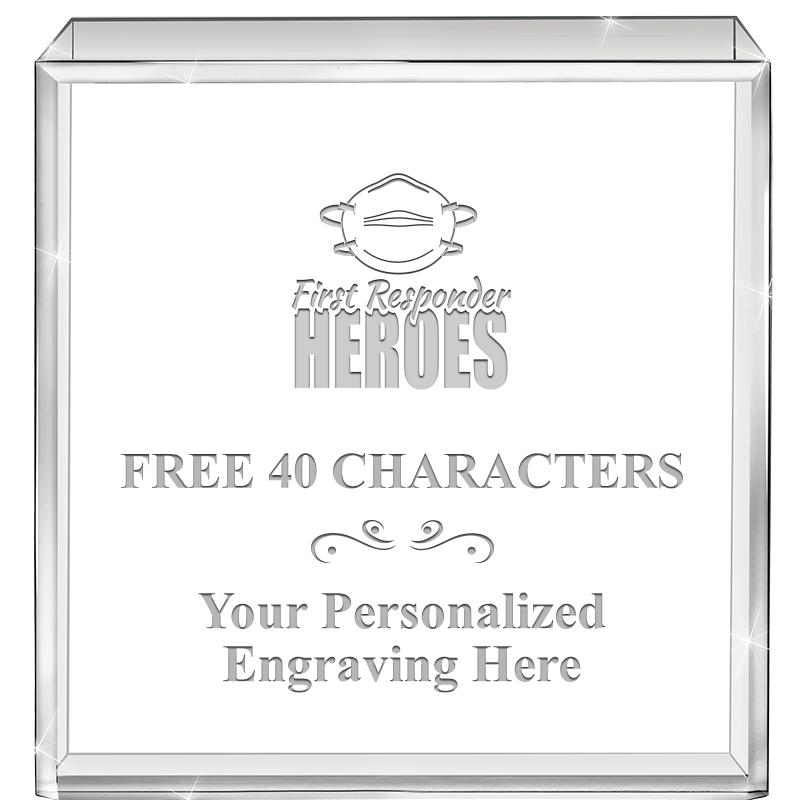 3.5" STANDING SQUARE PAPERWGHT