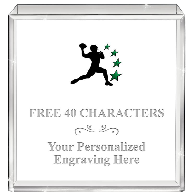 3.5" STANDING SQUARE PAPERWGHT