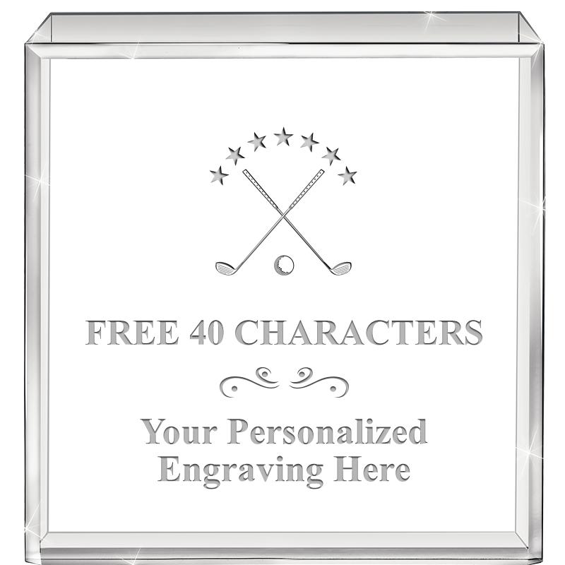 3.5" STANDING SQUARE PAPERWGHT