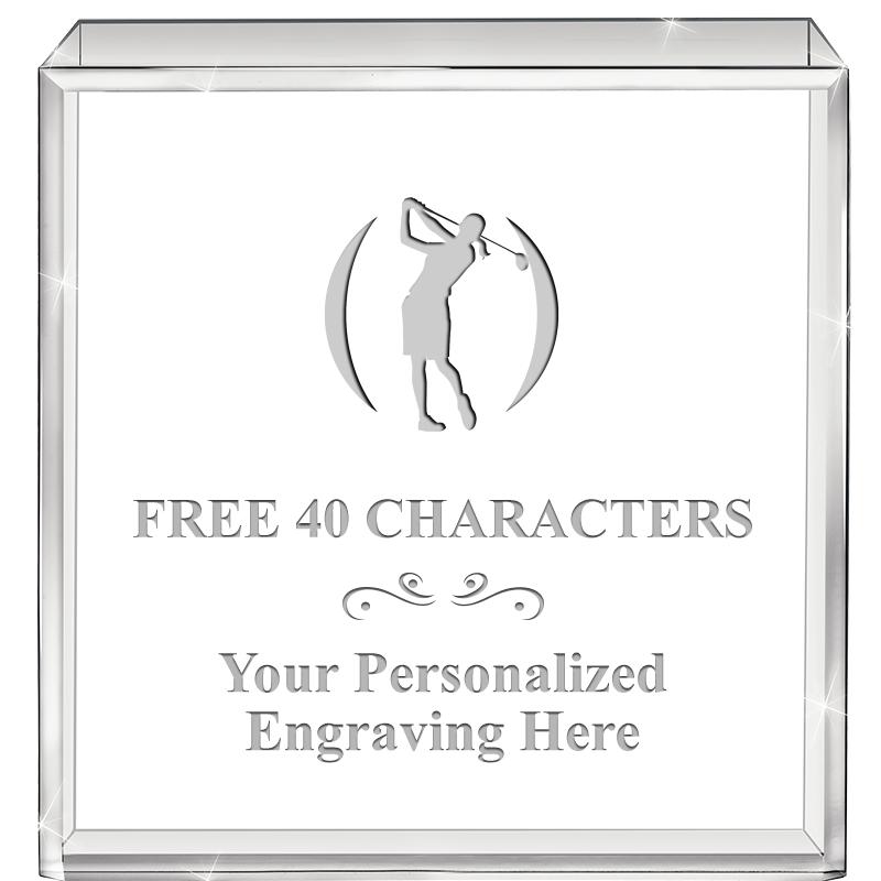 3.5" STANDING SQUARE PAPERWGHT