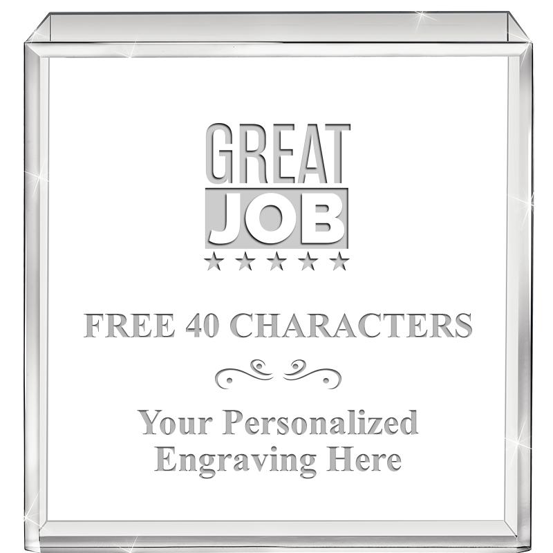 3.5" STANDING SQUARE PAPERWGHT