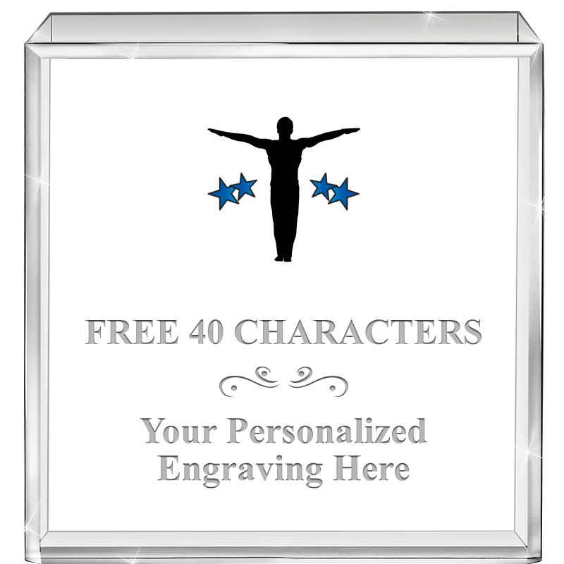 3.5" STANDING SQUARE PAPERWGHT