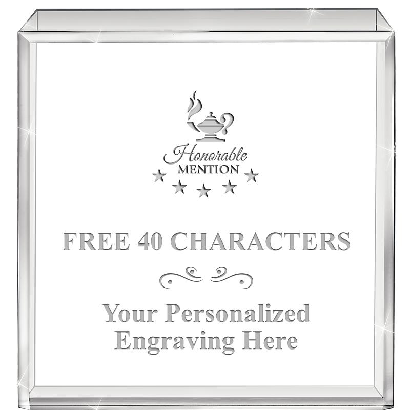 3.5" STANDING SQUARE PAPERWGHT