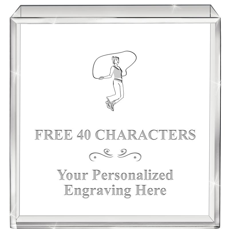 3.5" STANDING SQUARE PAPERWGHT