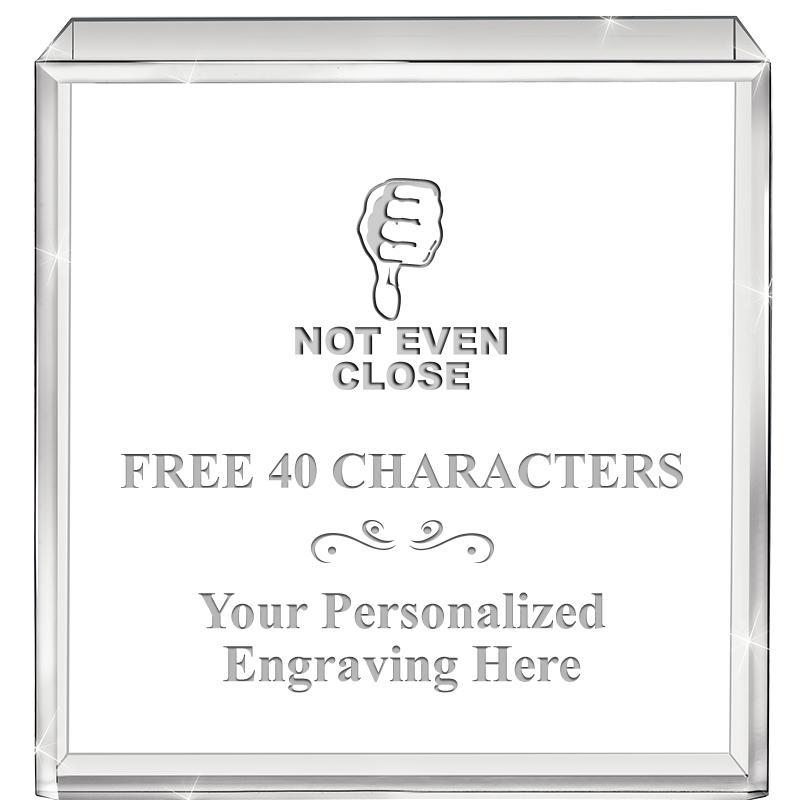 3.5" STANDING SQUARE PAPERWGHT