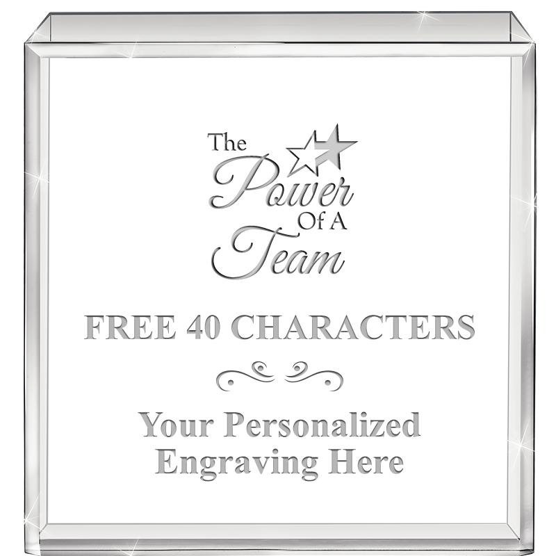 3.5" STANDING SQUARE PAPERWGHT