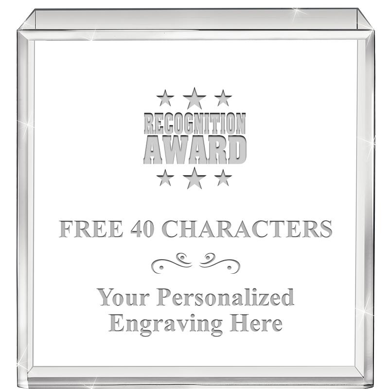 3.5" STANDING SQUARE PAPERWGHT