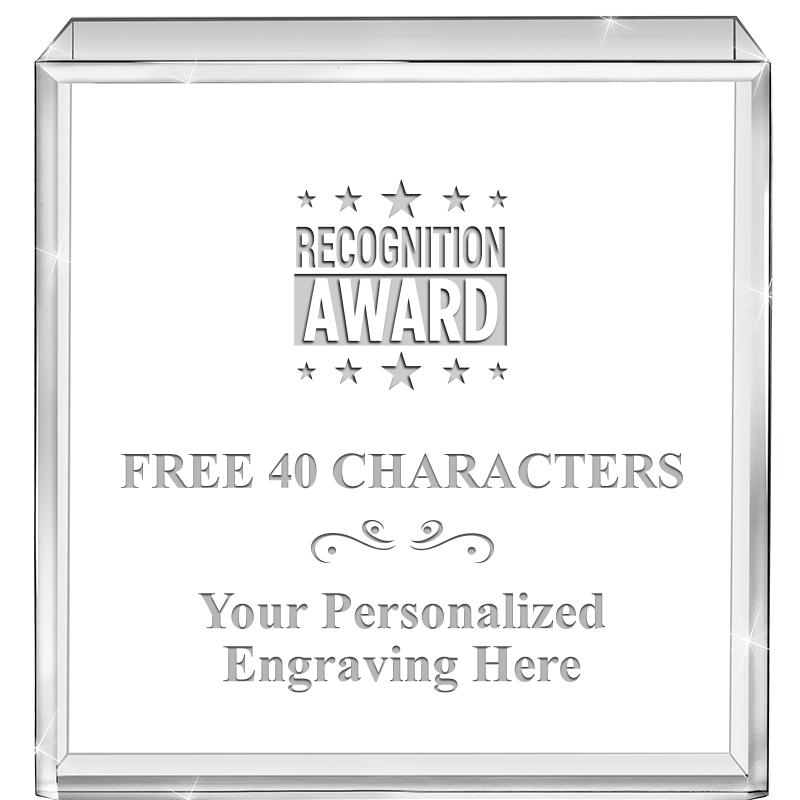 3.5" STANDING SQUARE PAPERWGHT