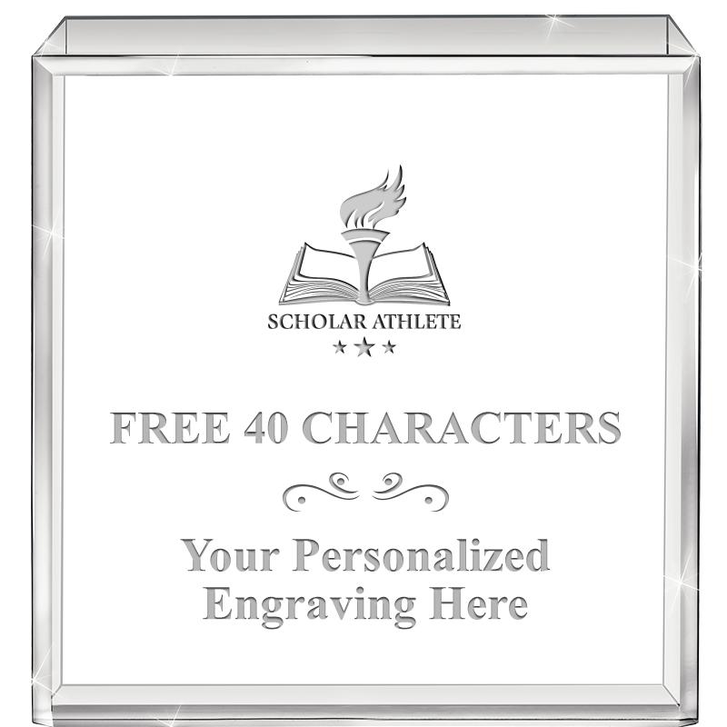 3.5" STANDING SQUARE PAPERWGHT