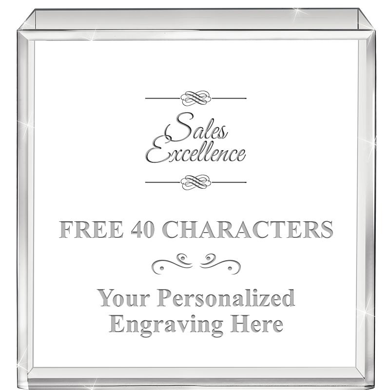 3.5" STANDING SQUARE PAPERWGHT