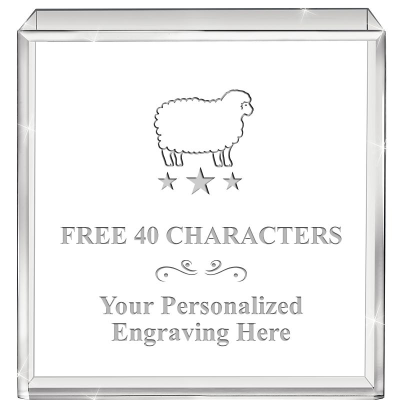 3.5" STANDING SQUARE PAPERWGHT