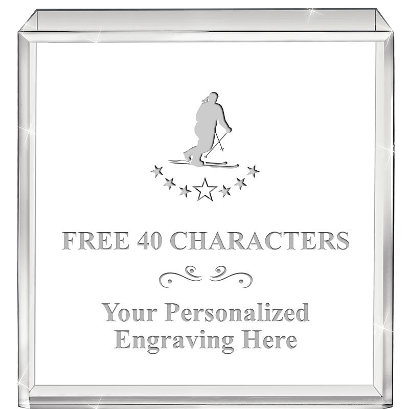 3.5" STANDING SQUARE PAPERWGHT