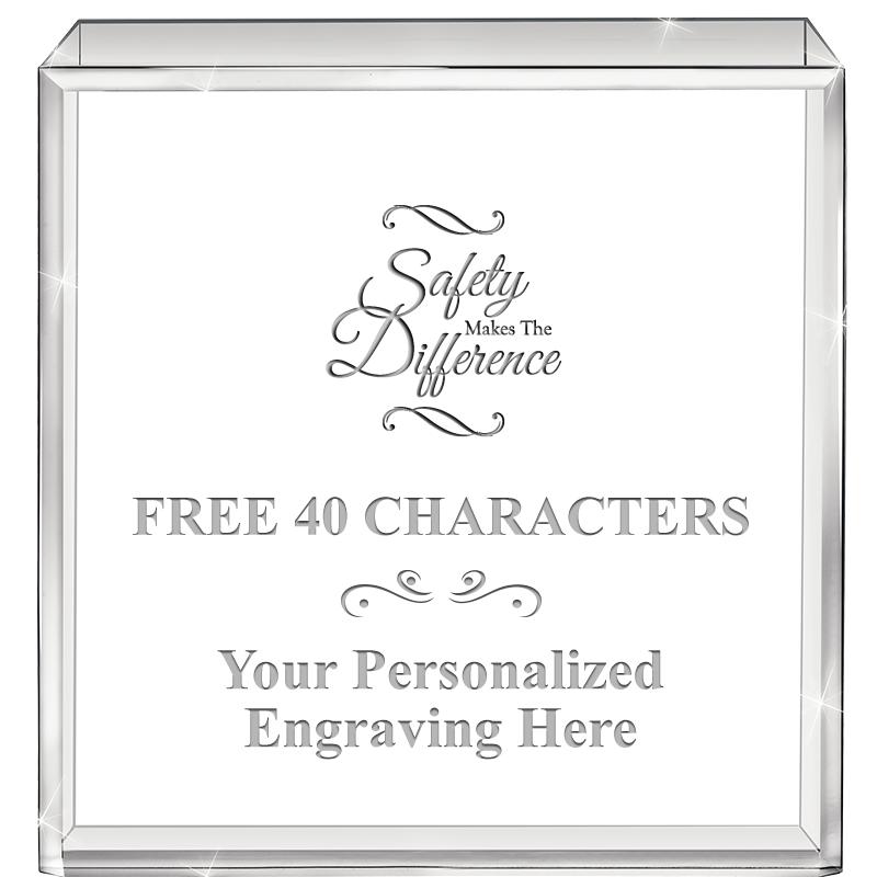 3.5" STANDING SQUARE PAPERWGHT