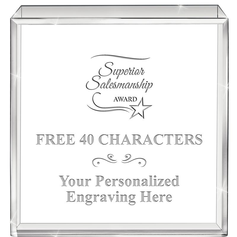 3.5" STANDING SQUARE PAPERWGHT