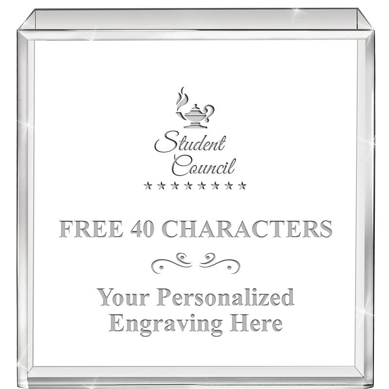 3.5" STANDING SQUARE PAPERWGHT