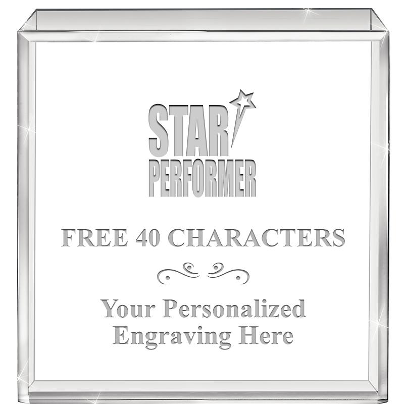 3.5" STANDING SQUARE PAPERWGHT