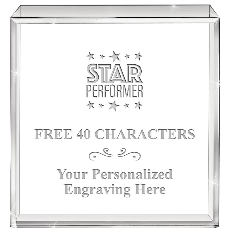 3.5" STANDING SQUARE PAPERWGHT